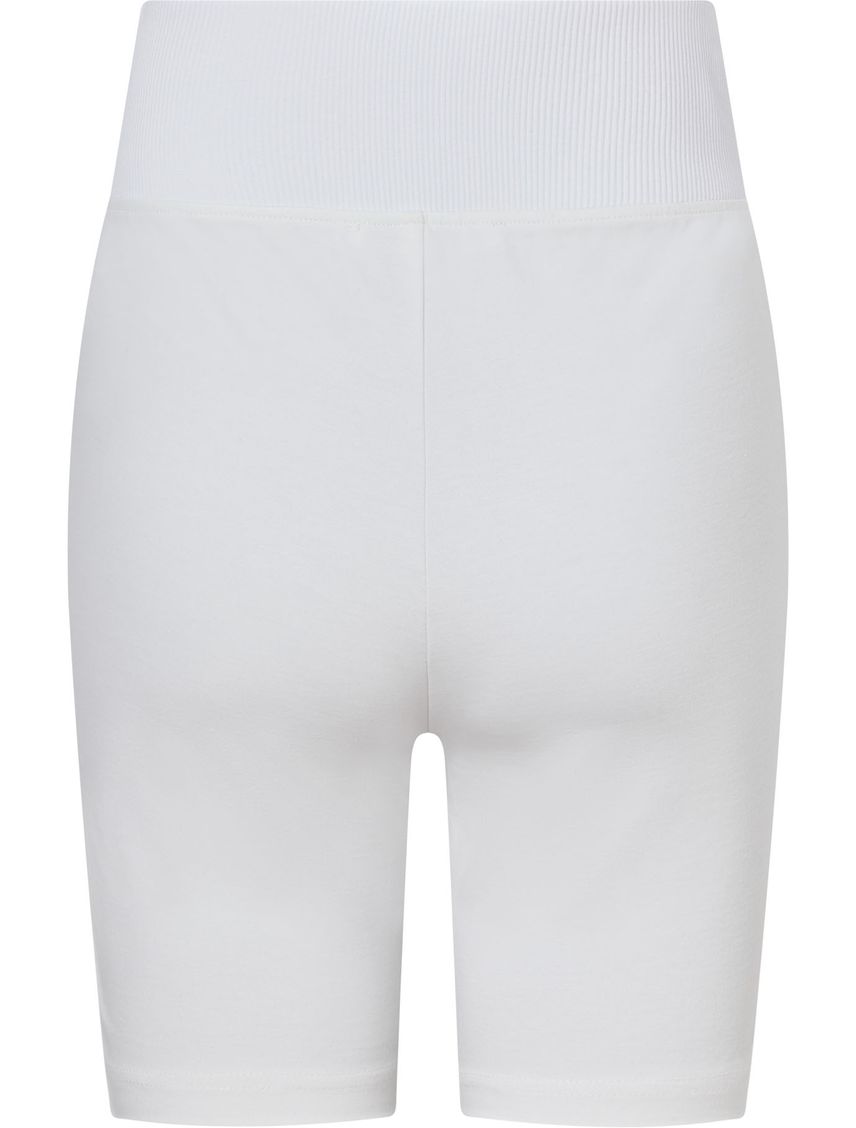 Shorts De Ciclista Punto Milano Blanco Calvin Klein Mujer