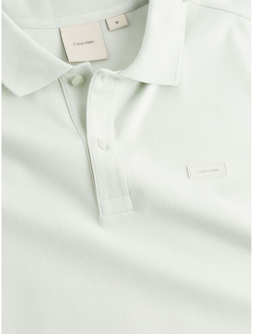 Polo Verde Slim De Algodón Para Hombre