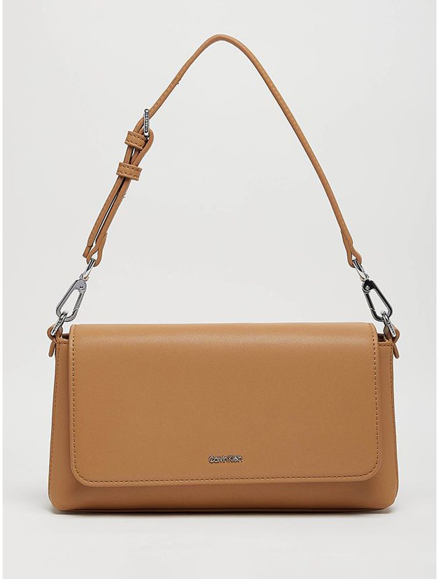 Bolso beige de hombro convertible