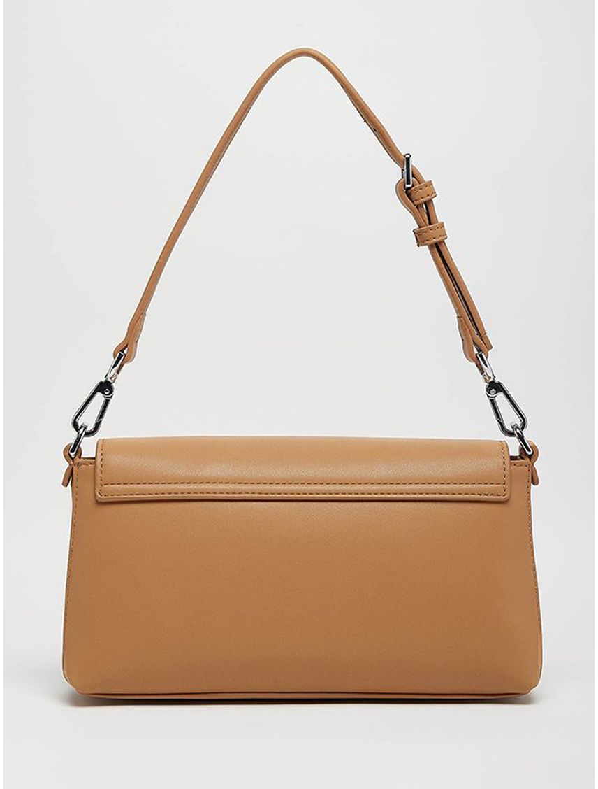 Bolso beige de hombro convertible