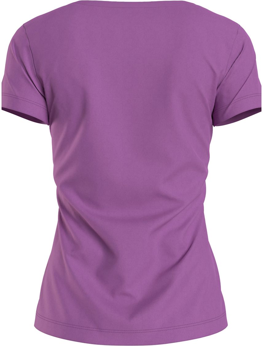 Camiseta Con Logo Mujer Morado Calvin Klein