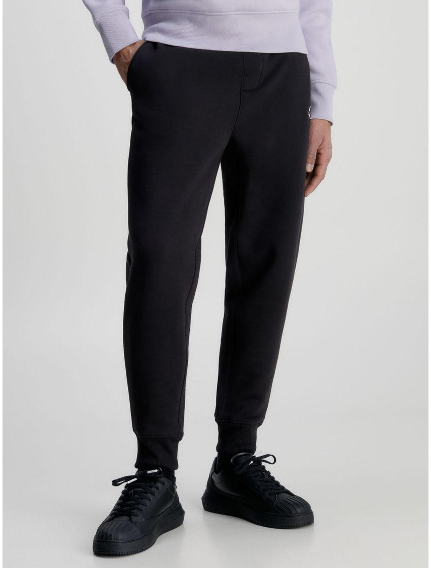 Jogger Negro De Chándal Con Monograma Para Hombre
