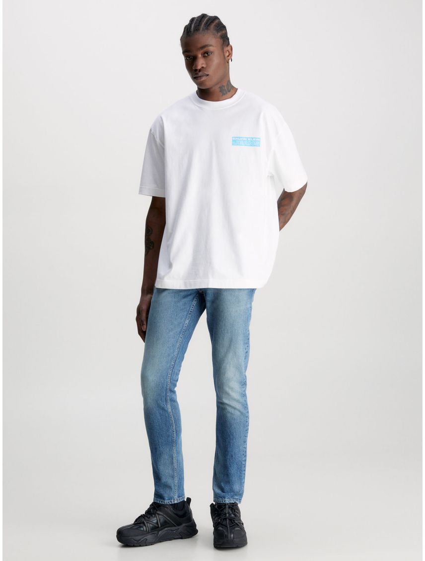 Jeans Azul Con Ajuste Slim