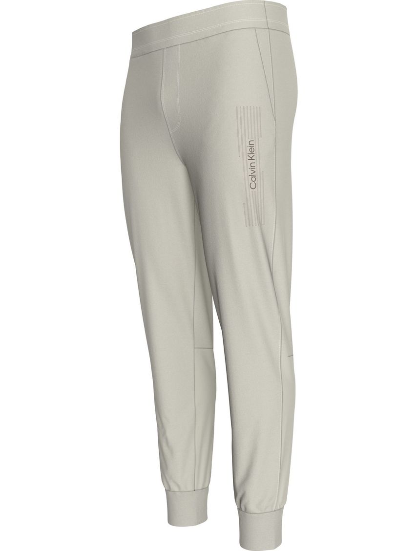 Jogger Beige Con Logo Para Hombre
