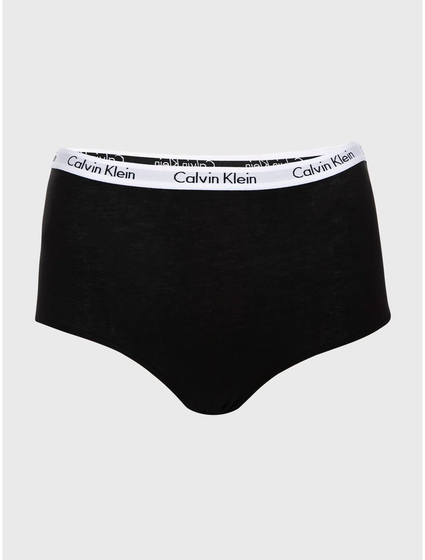 Panties Negro Tipo Bikini Tiro Alto De La Colección Carousel