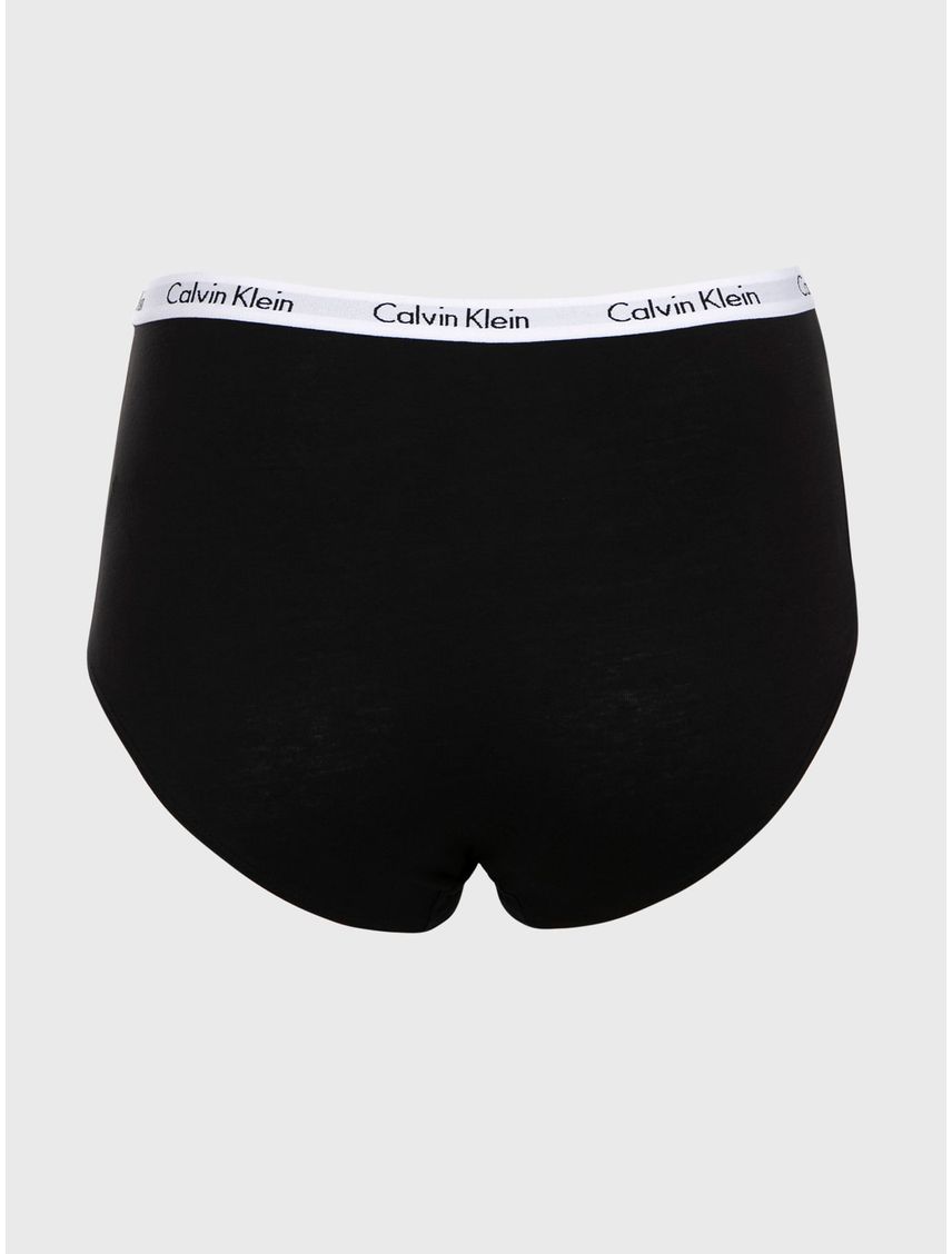 Panties Negro Tipo Bikini Tiro Alto De La Colección Carousel