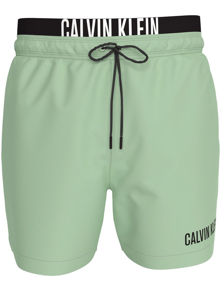 Traje verde de baño corto con cinturilla doble - Intense Power