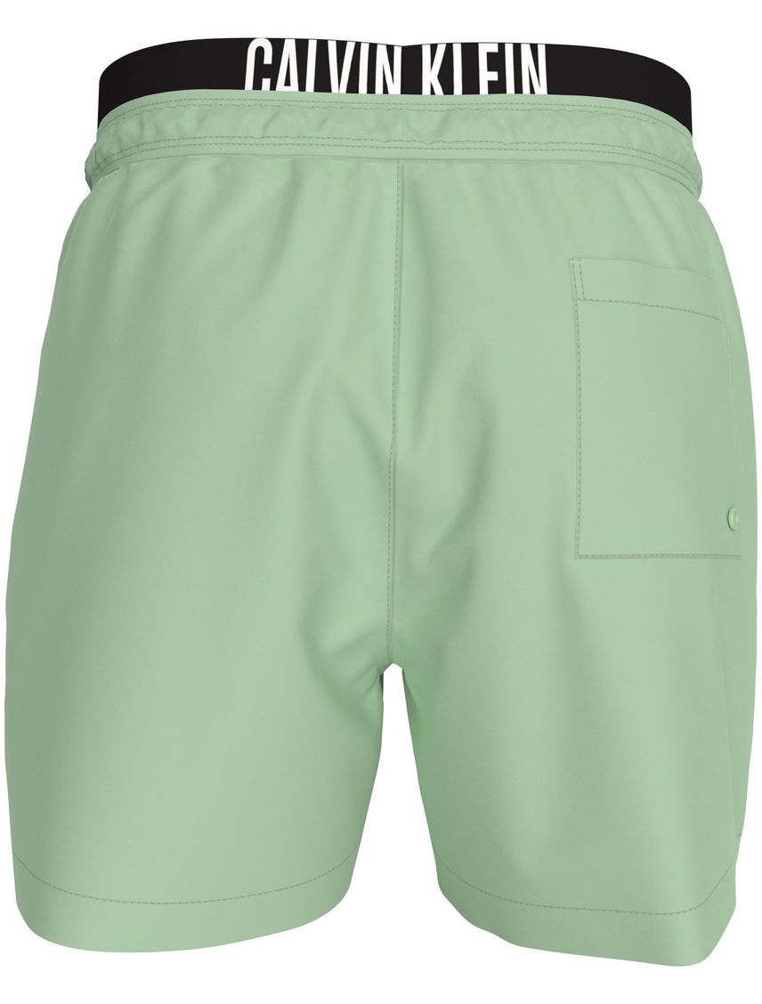 Traje verde de baño corto con cinturilla doble - Intense Power