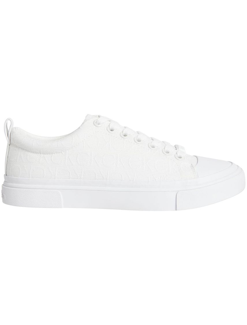 Tenis blanco blanco reciclados con logo