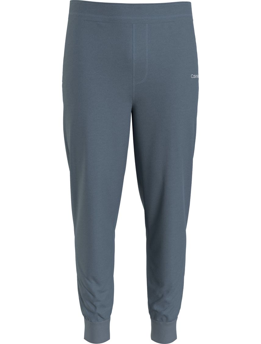 Joggers Gris En Algodón Con Logo Para Hombre
