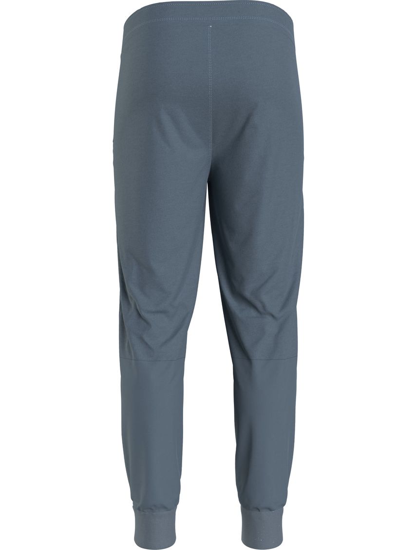 Joggers Gris En Algodón Con Logo Para Hombre