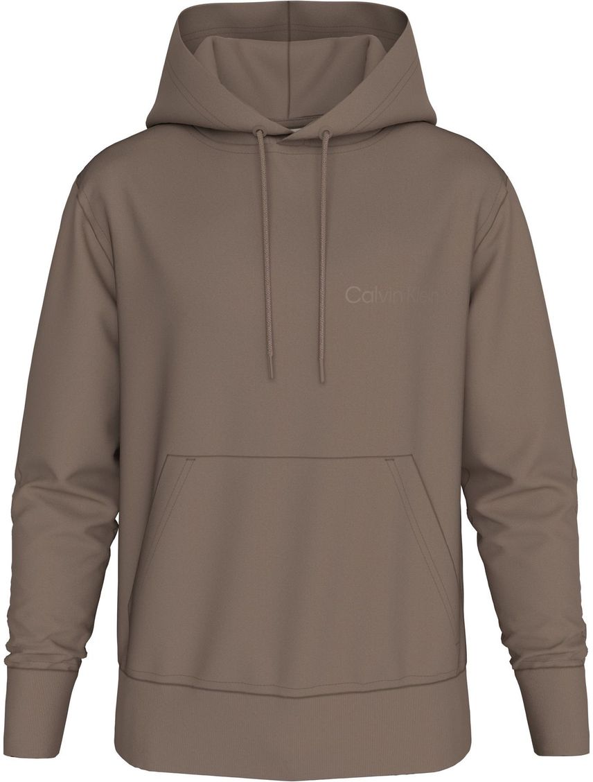 Buzo Café Con Capota Y Logo Tonal Para Hombre