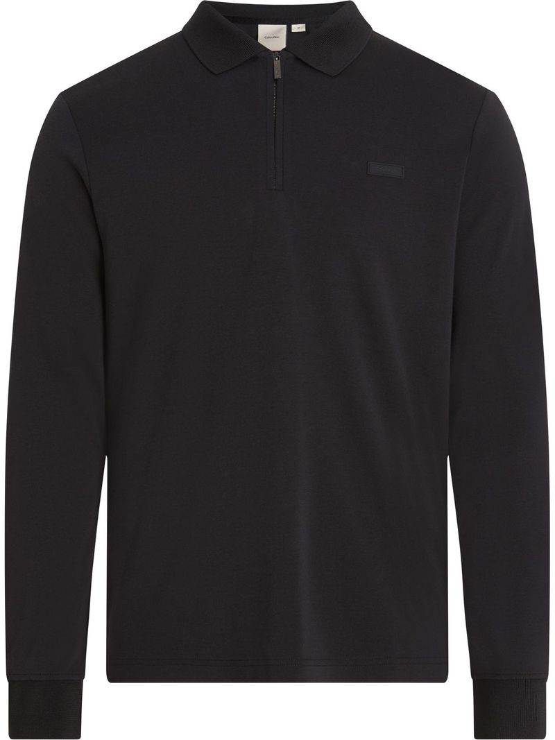 polo-negro-manga-larga-cremallera
