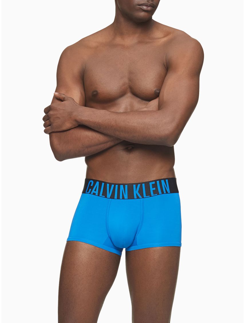 Paquete De 3 Bóxer Tiro Bajo Hombre Azul Calvin Kl
