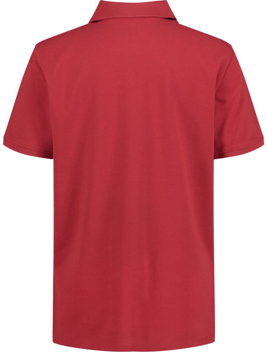 Polo Con Logotipo Vertical Rojo Calvin Klein Niño