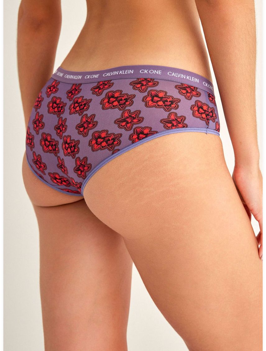 Panties Microfibra Hipster Mujer Calvin Klein Morado