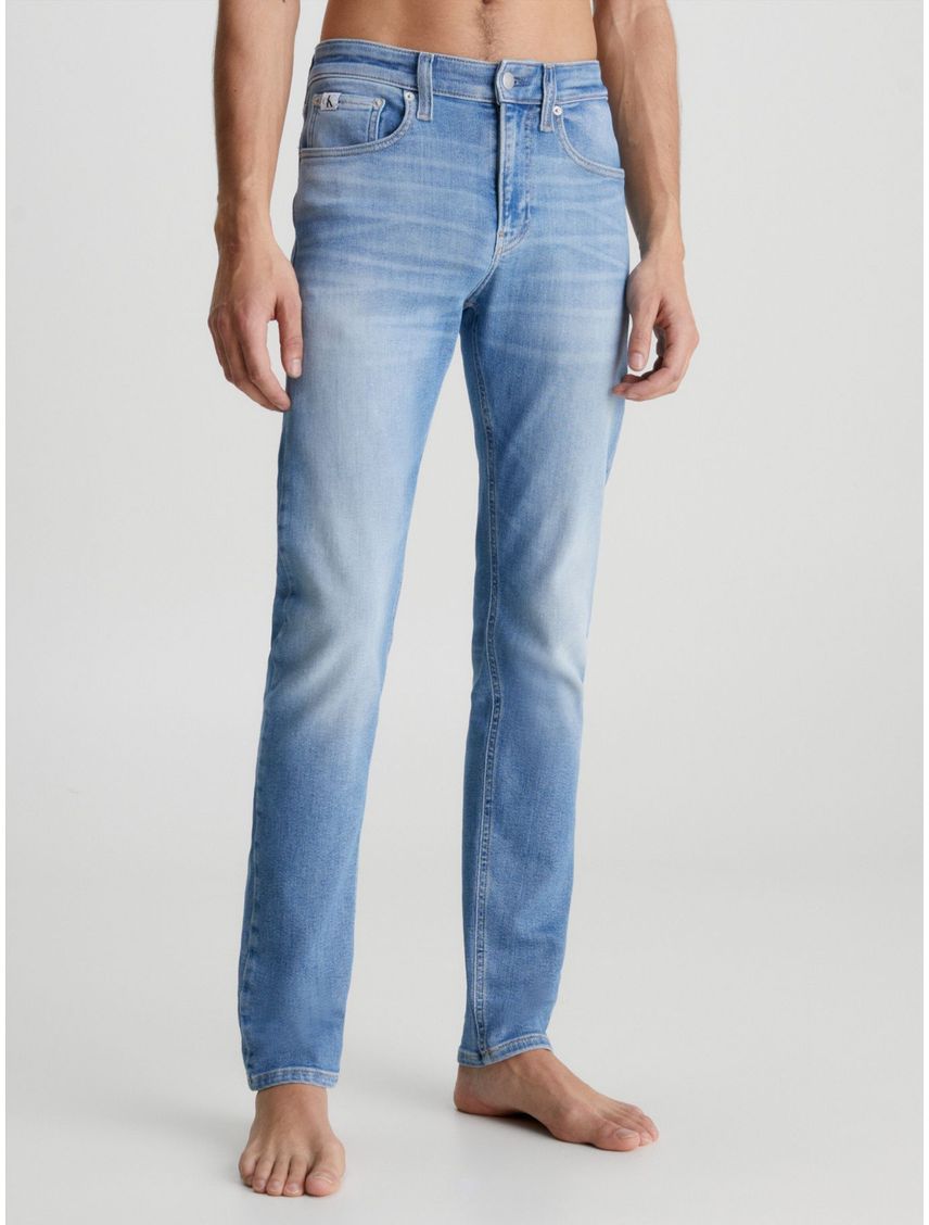 Jeans Skinny Azul Calvin Klein Hombre