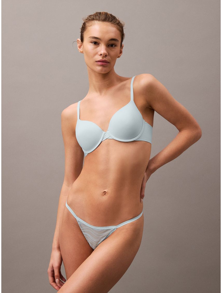 Tanga Verde Con Encaje - Sheer Lace
