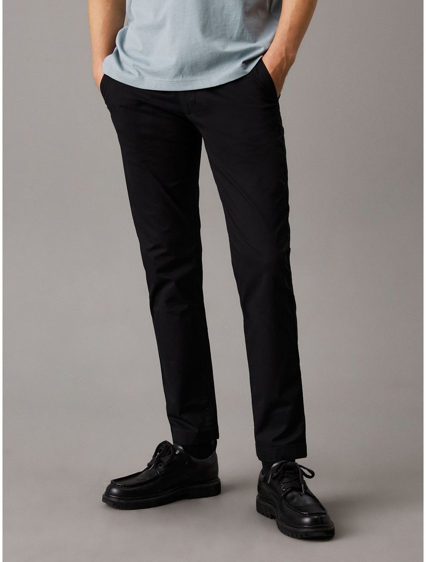 Pantalones negro chinos tapered