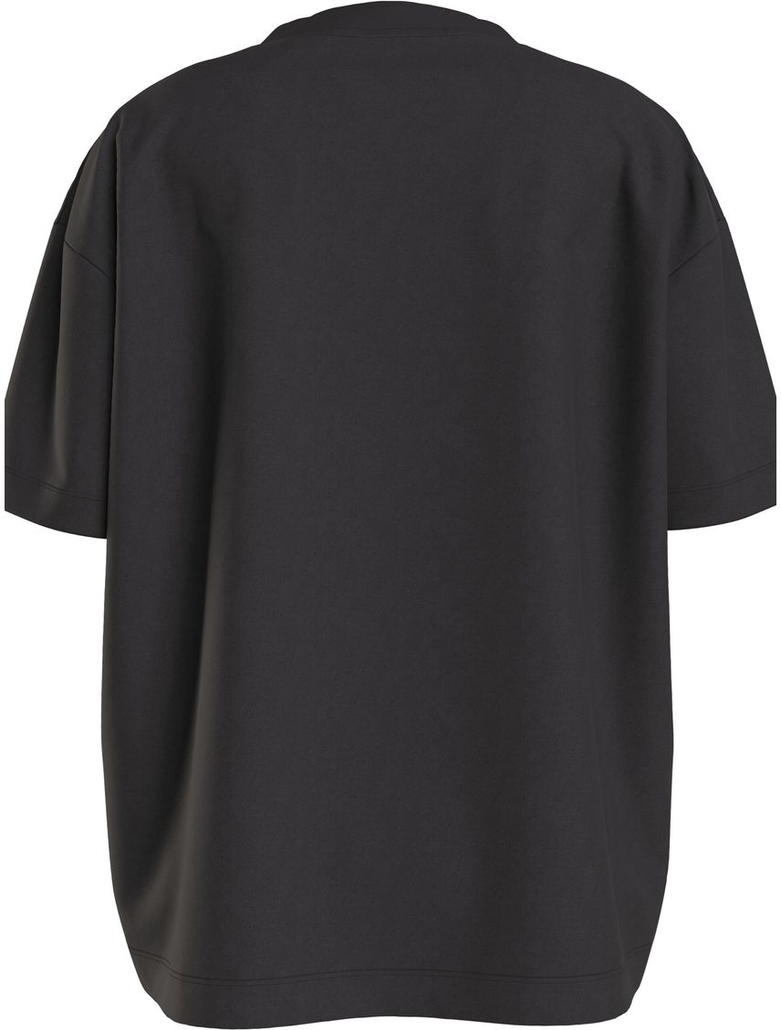 Camiseta Negra Iconic Con Monologo