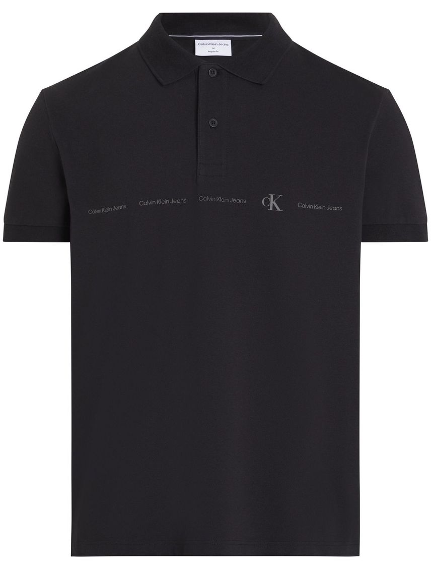 Polo Con Repetición De Logotipo