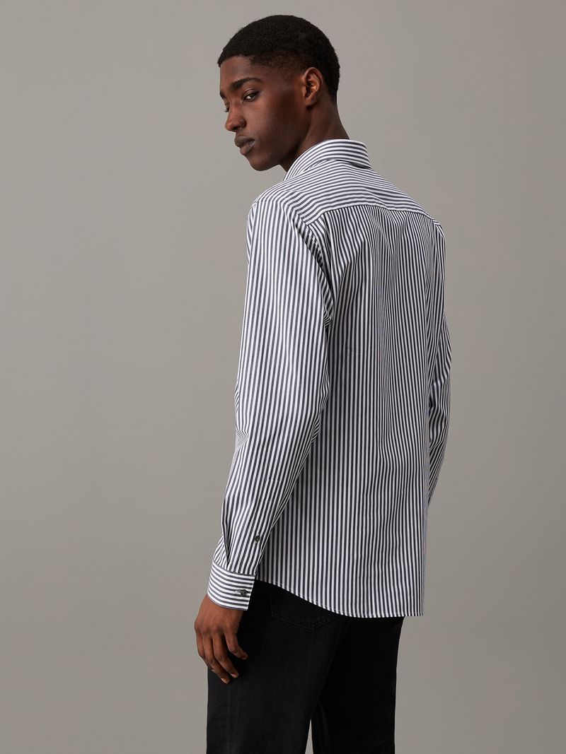 camisa-negra-elastica-rayas-popelina