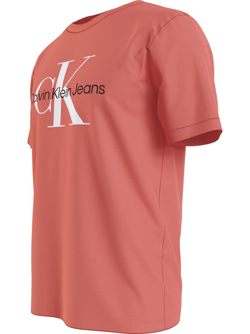 camiseta-roja-slim-con-monograma