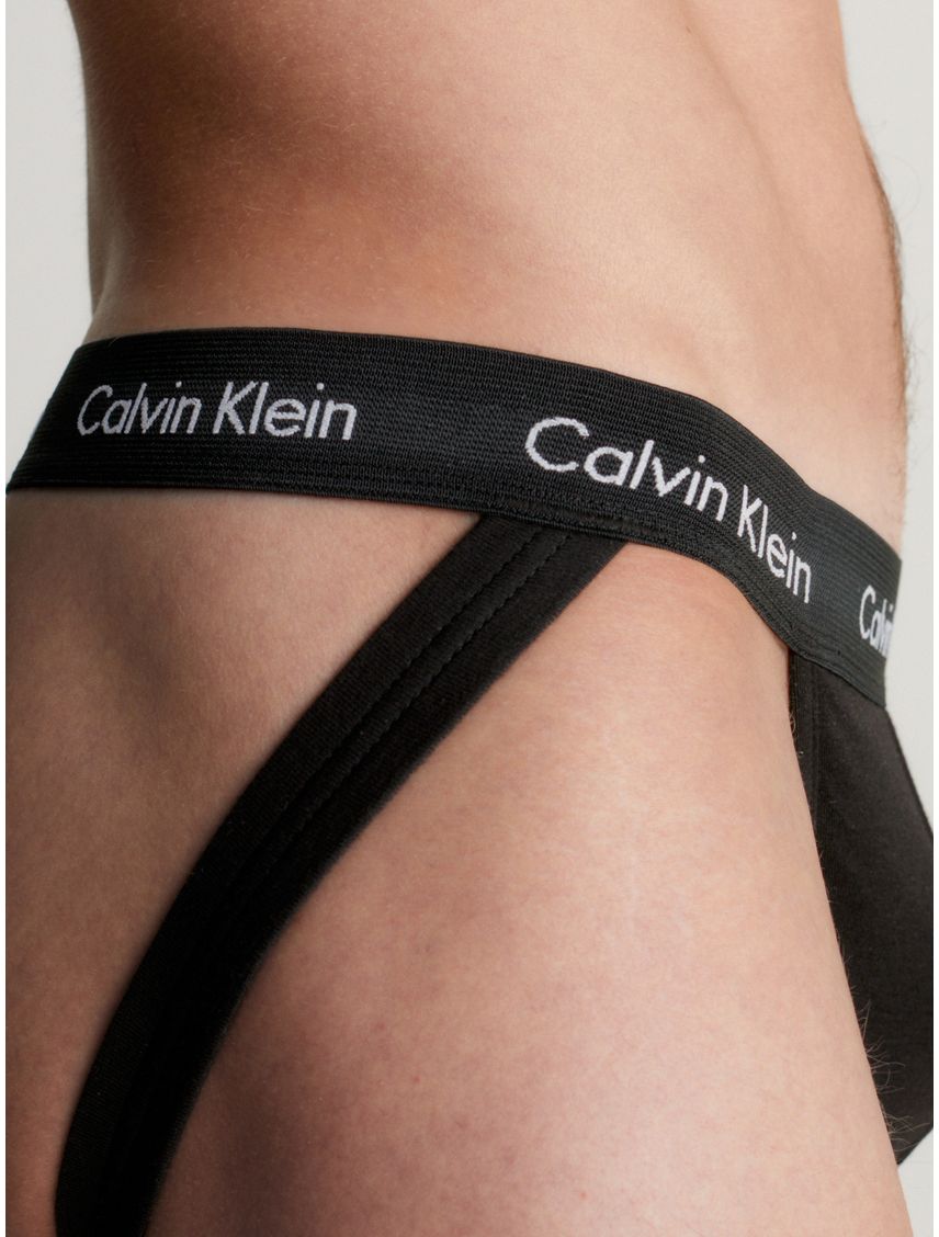 Pack negro de 3 suspensorios - Cotton stretch
