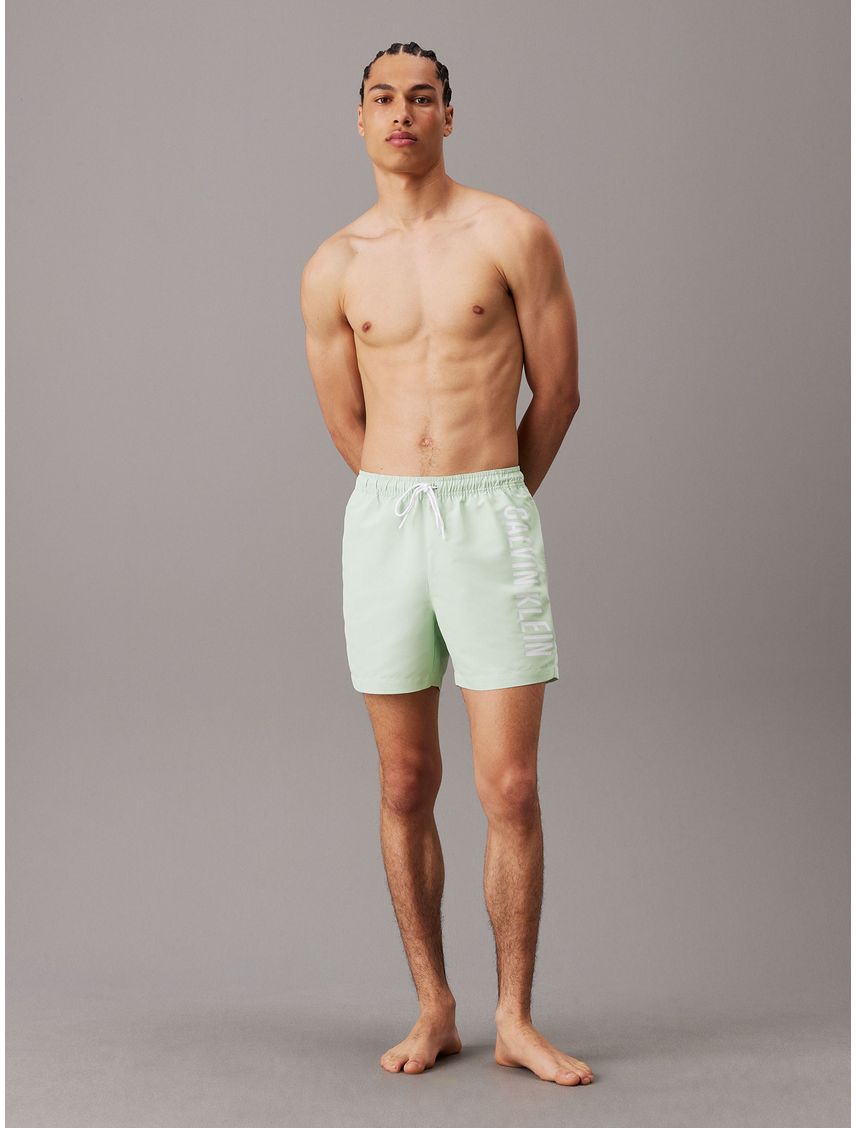 Traje verde de baño de largo medio con cordón - Intense Power