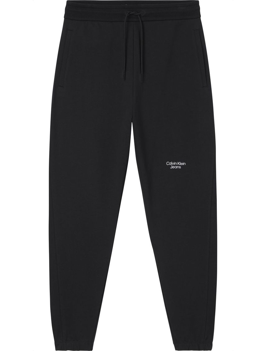 Pantalón De Chándal Algodón Orgánico Hombre Negro Calvin Klein