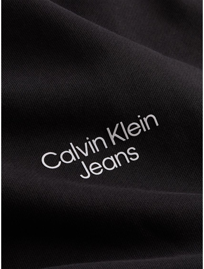 Pantalón De Chándal Algodón Orgánico Hombre Negro Calvin Klein