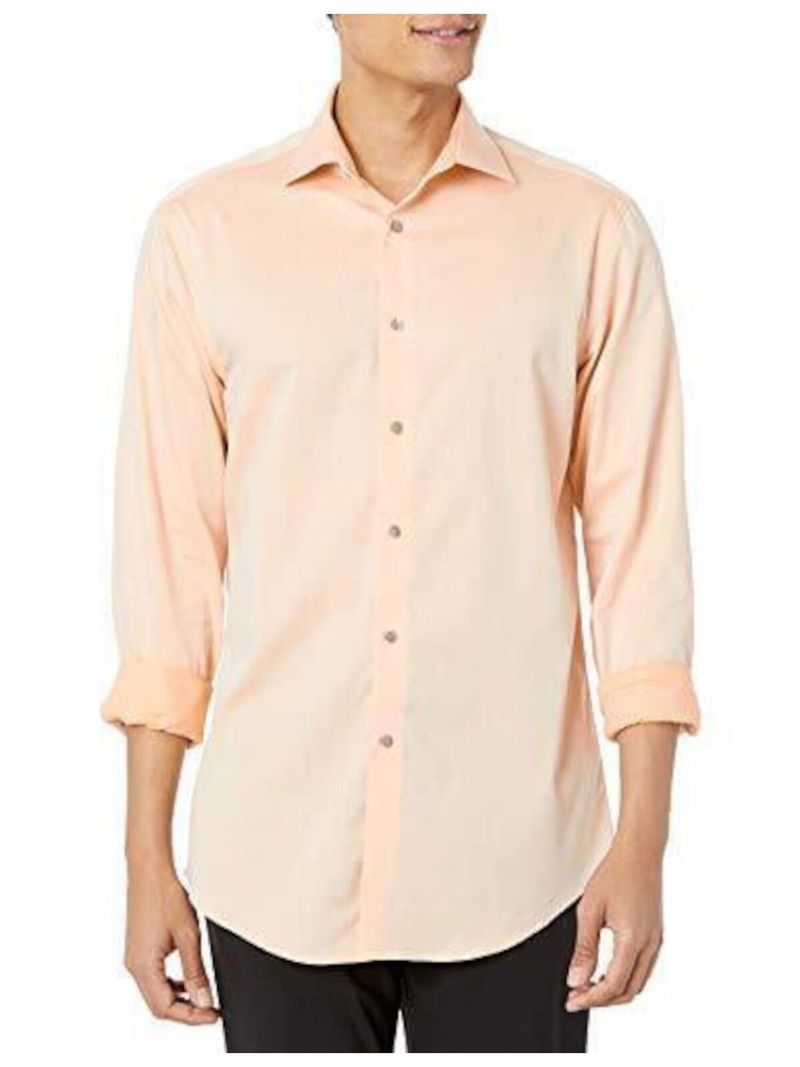 camisa-manga-larga-hombre-naranja-calvin-klein