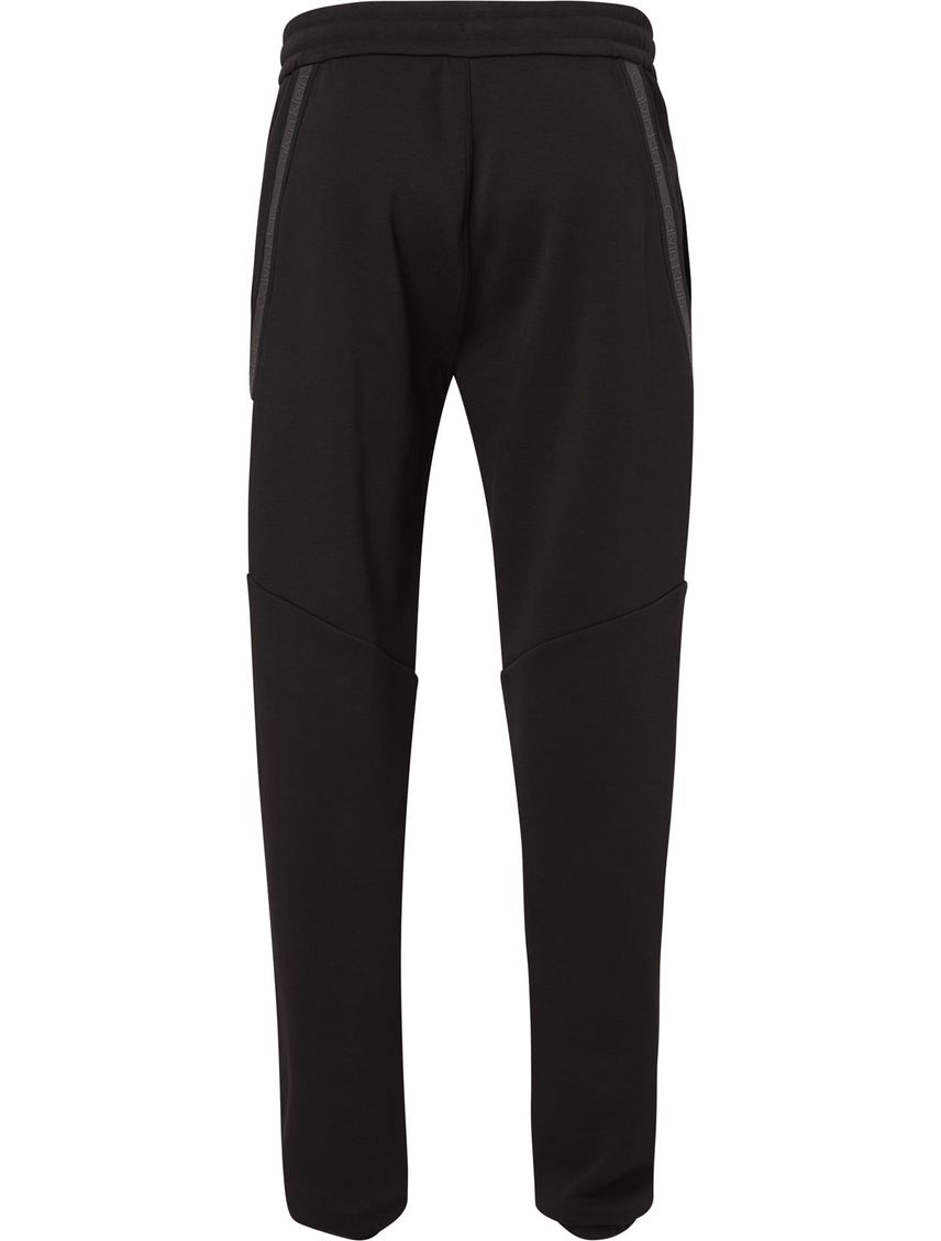 Jogger Negro Con Logo Esencial Para Hombre