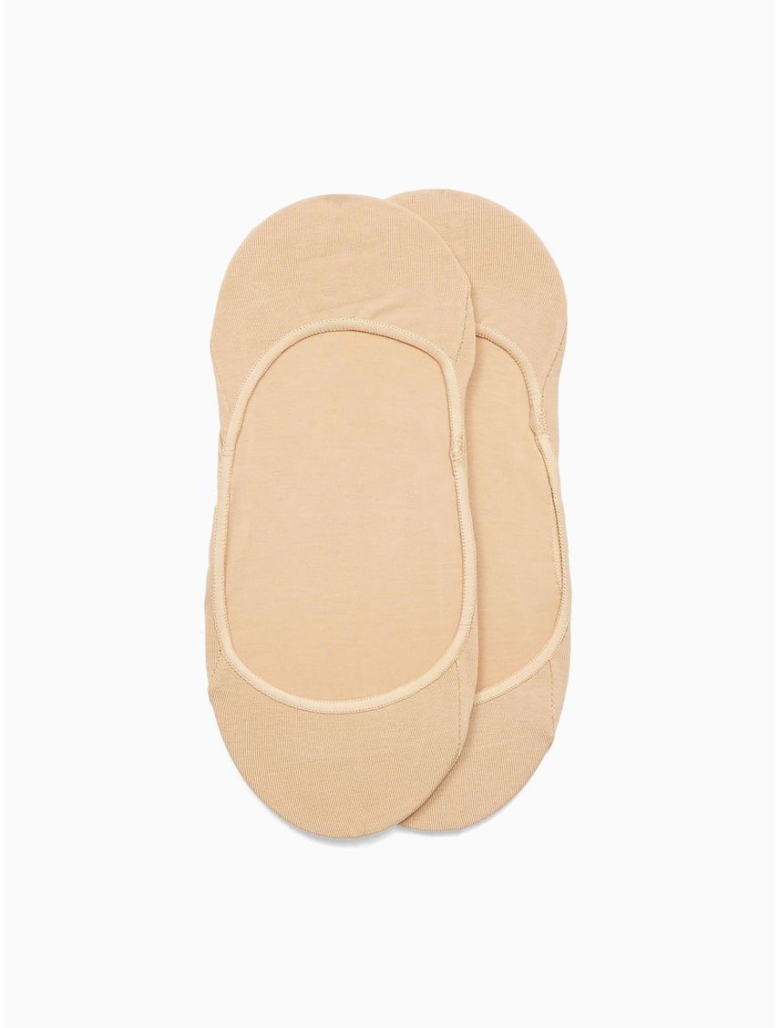 Medias Mujer 2 Piezas Algodon Liner Café Calvin Klein