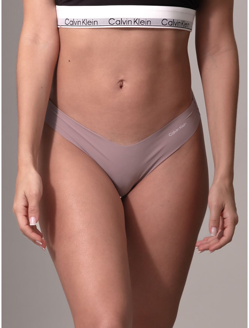 Pantie Tipo Tanga Rosada - Invisible Microfibra