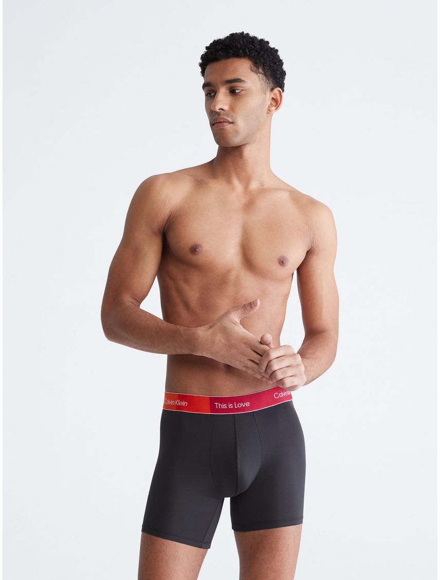 Boxer Con Logo Hombre Negro Calvin Klein