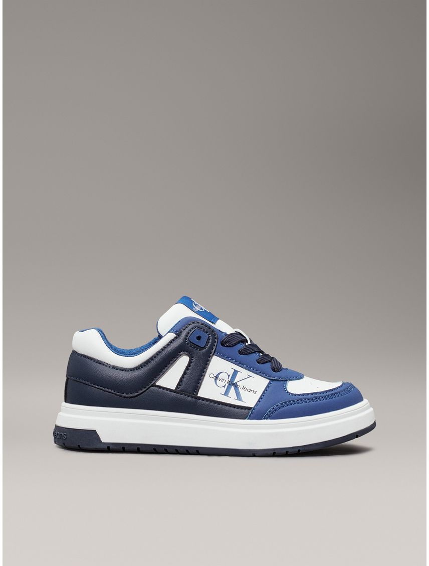 Tenis azul basket con cremallera para niño