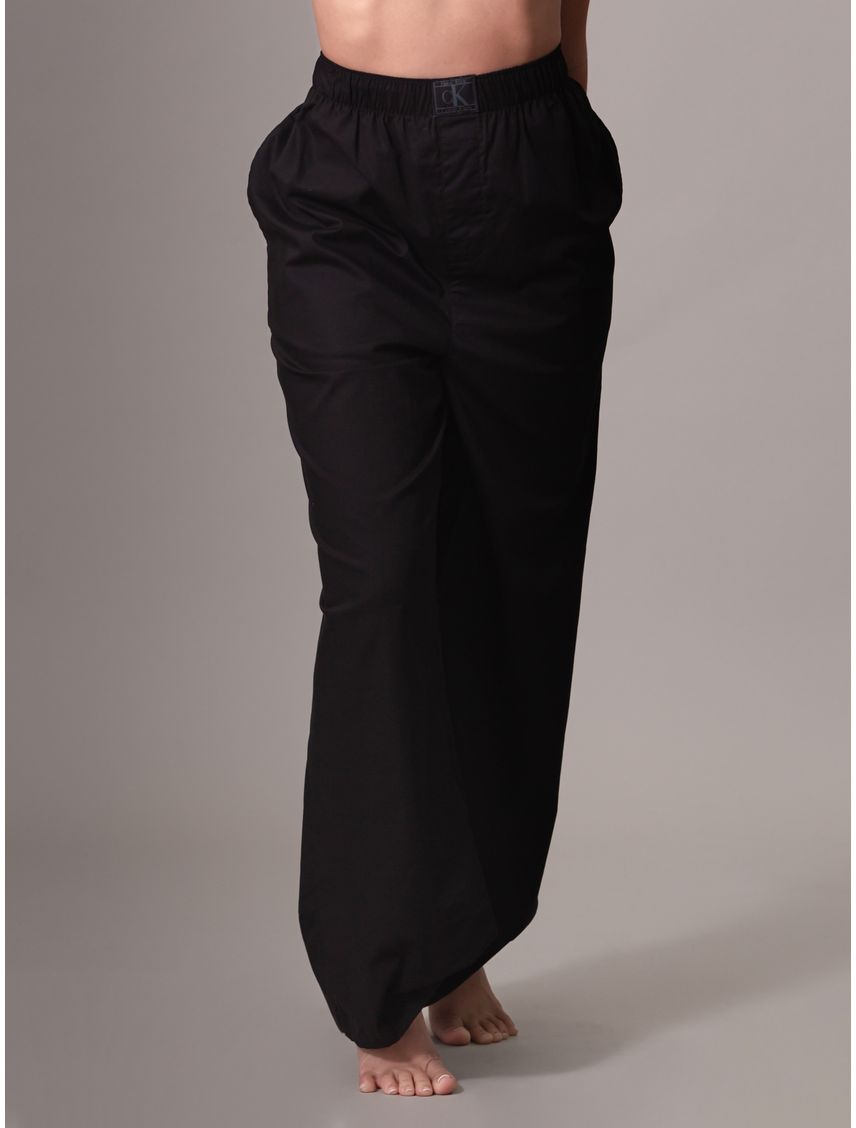 Pantalón negro negro de dormir - 1996 fashion lounge