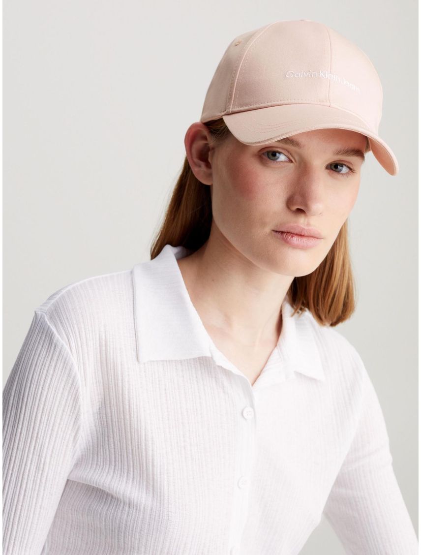 Gorra Rosa Con Logo Bordado Para Mujer