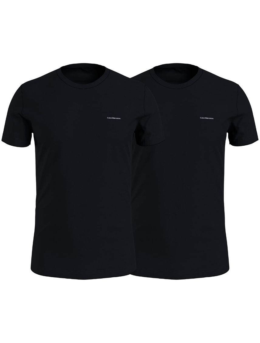2 Pack de Camiseta Negras Slim Para Hombre