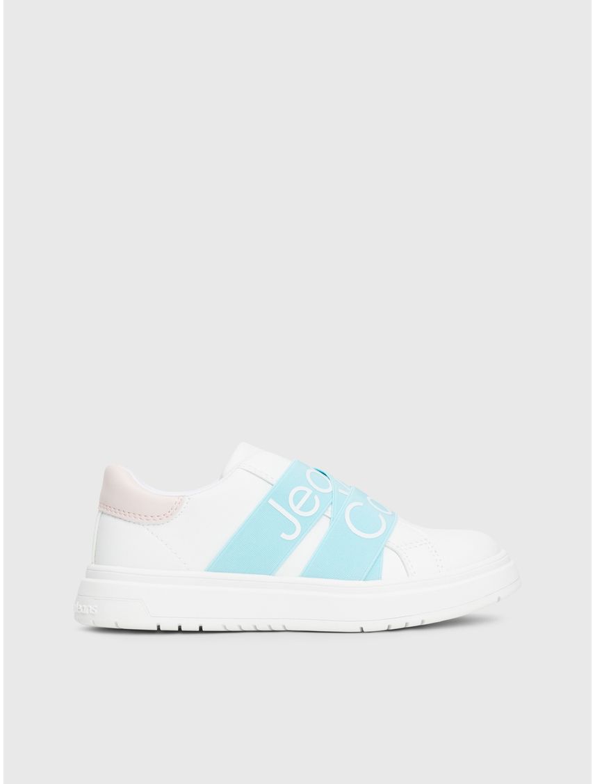 Tenis Para Niña Blanco Slip-On