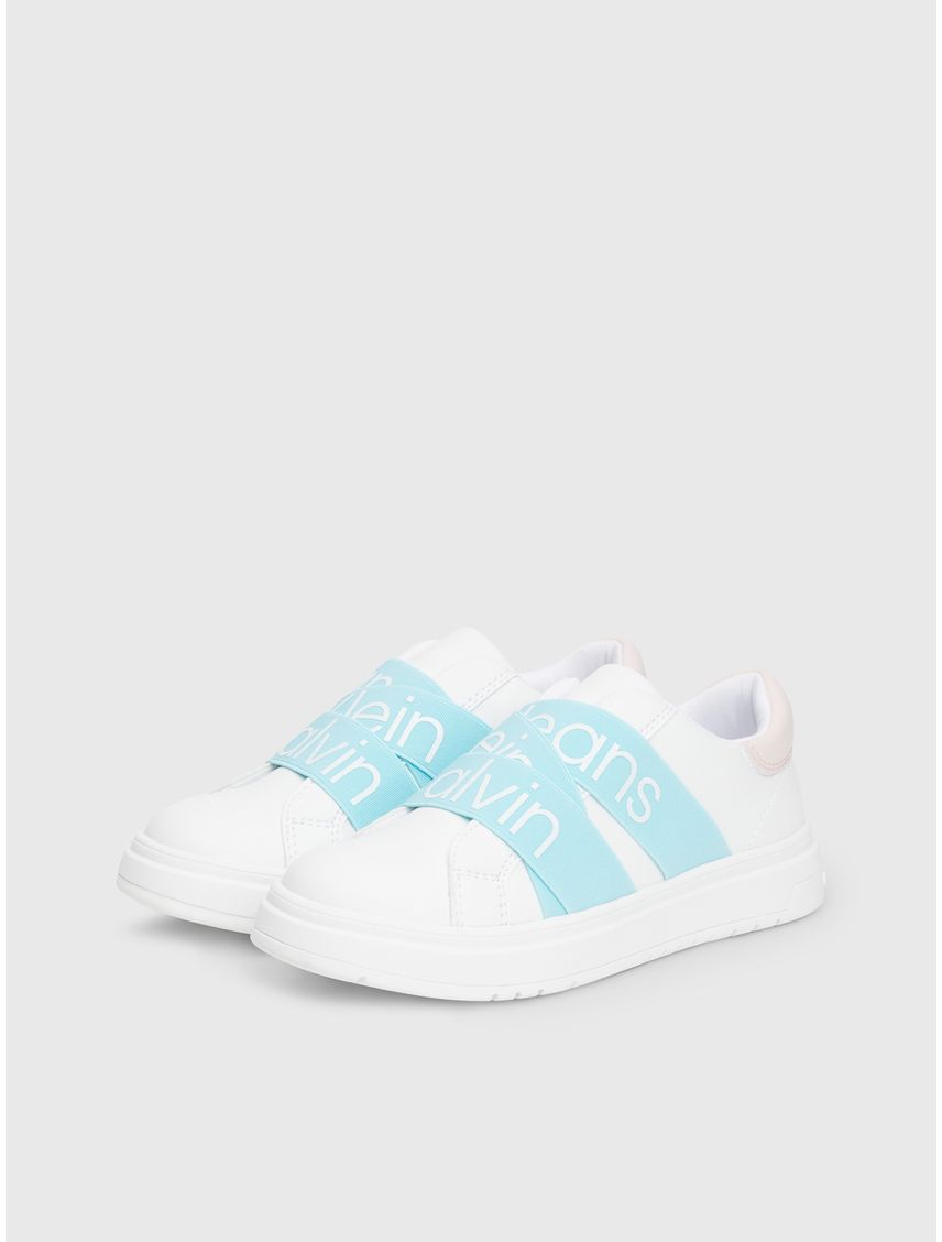Tenis Para Niña Blanco Slip-On