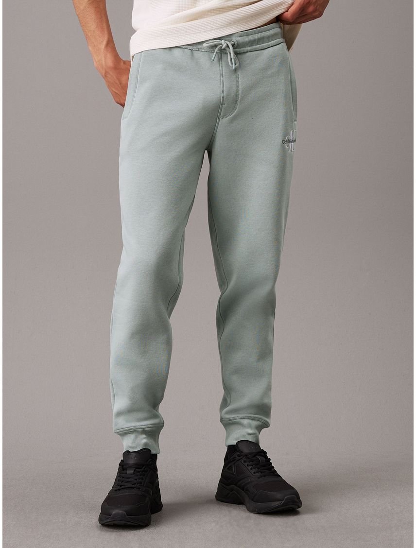 Jogger Verde De Chándal Con Logo Monograma Para Hombre