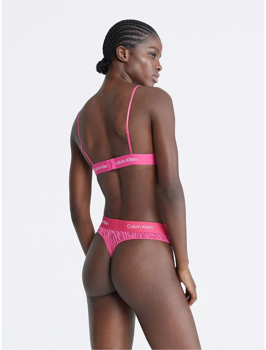 Tanga Rosada De Encaje - Ck 1996 Para Mujer