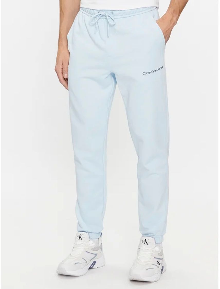 Jogger Celeste De Chándal De Algodón Para Hombre