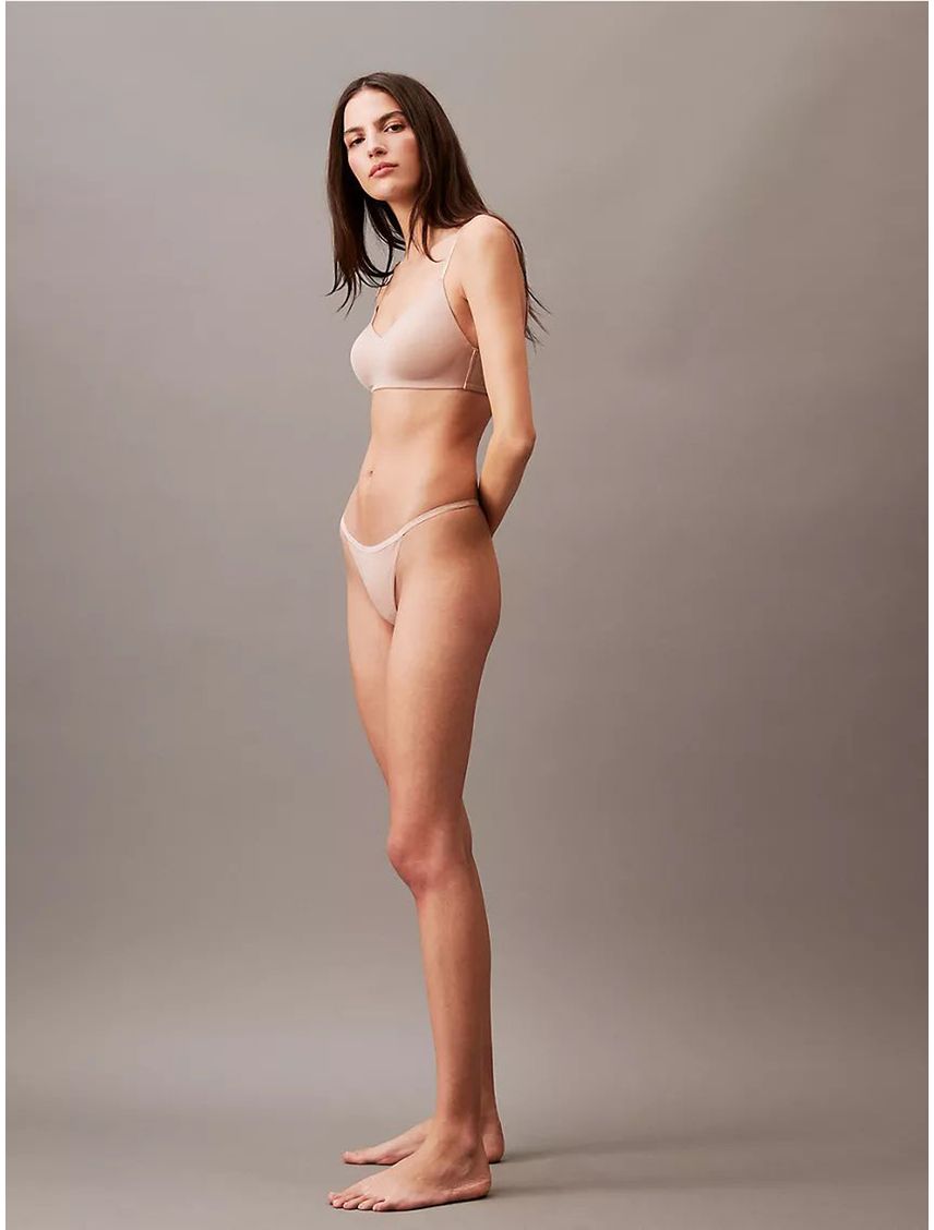 Pantie Tipo Tanga Beige - Ideal Cotton