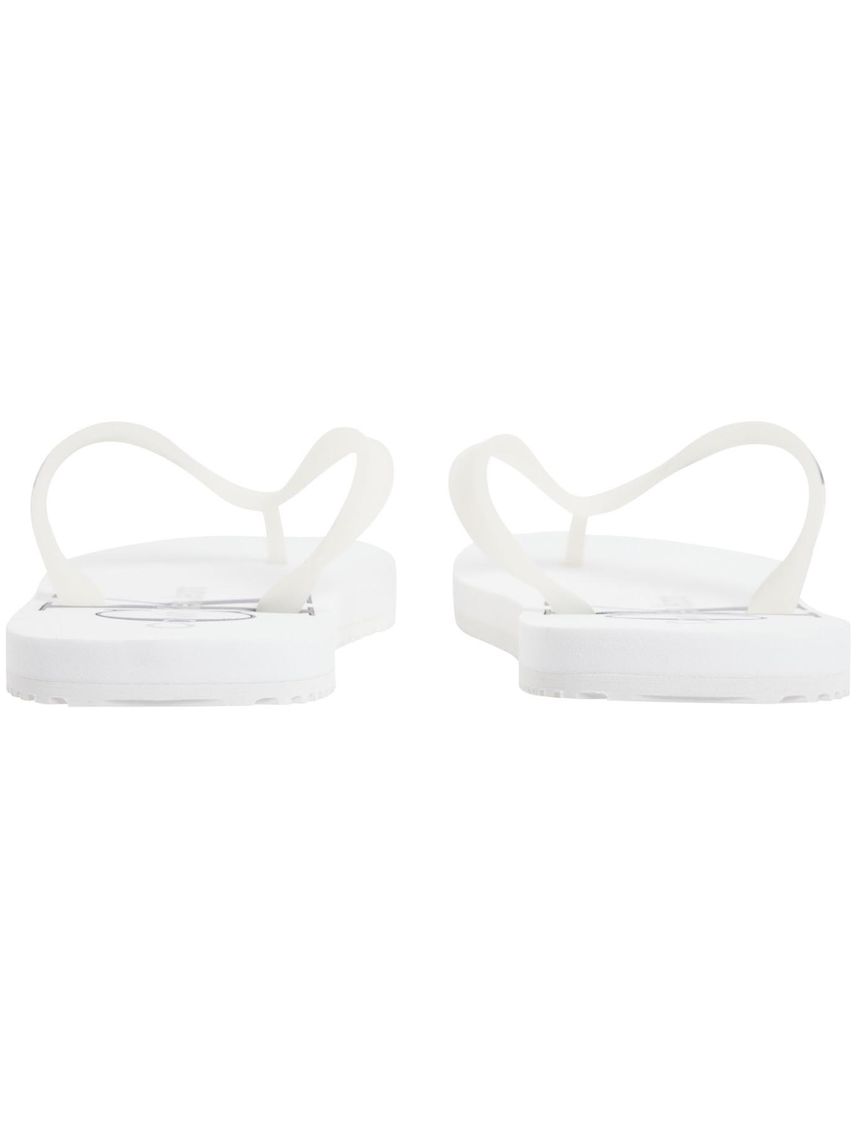 Sandalias blanco con logo