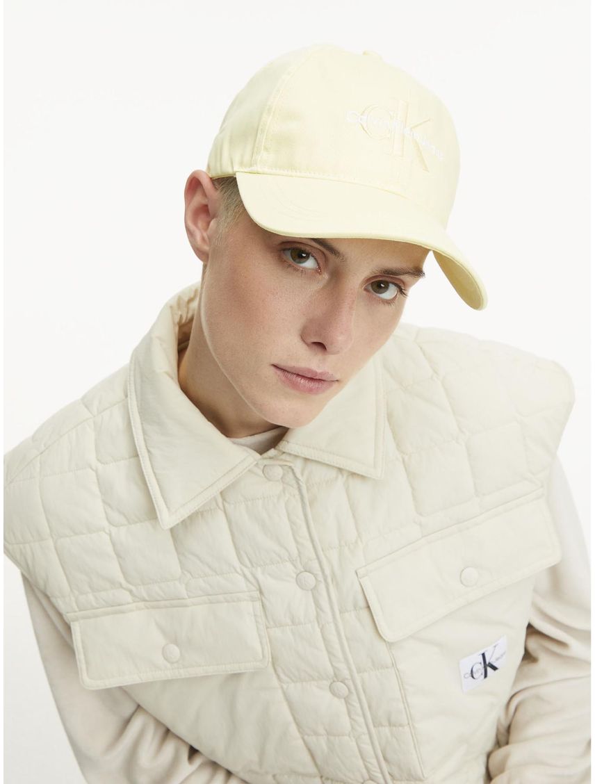 Gorra Amarrilla De Algodón Orgánico Para Mujer