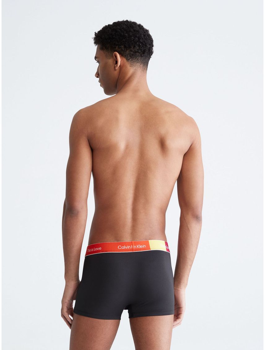 Boxer Negro Low Rise Trunk En Microfibra para Hombre