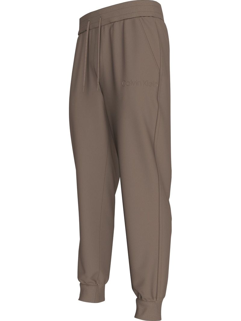 jogger-chocolate-institutional-logo-tonal